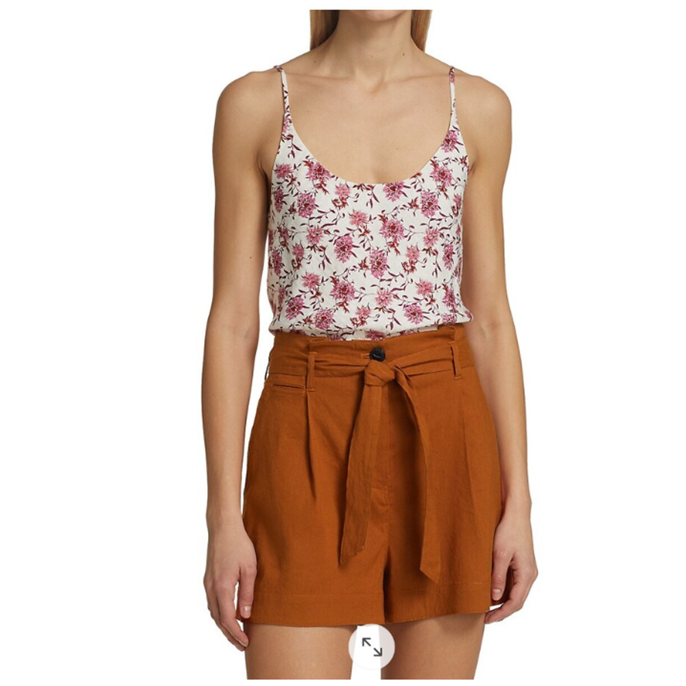 Nwot Rag & Bone Eva Floral Camisole Tank Women's Pink White Size 00